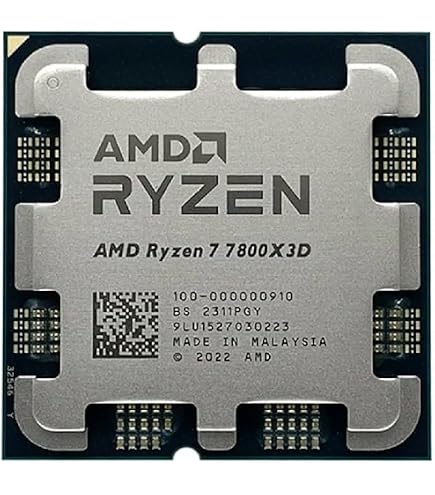 Amazon.com: YNRSUFW AMD Ryzen 7 7800X3D R7 7800X3D 5.0 GHz 8-Core